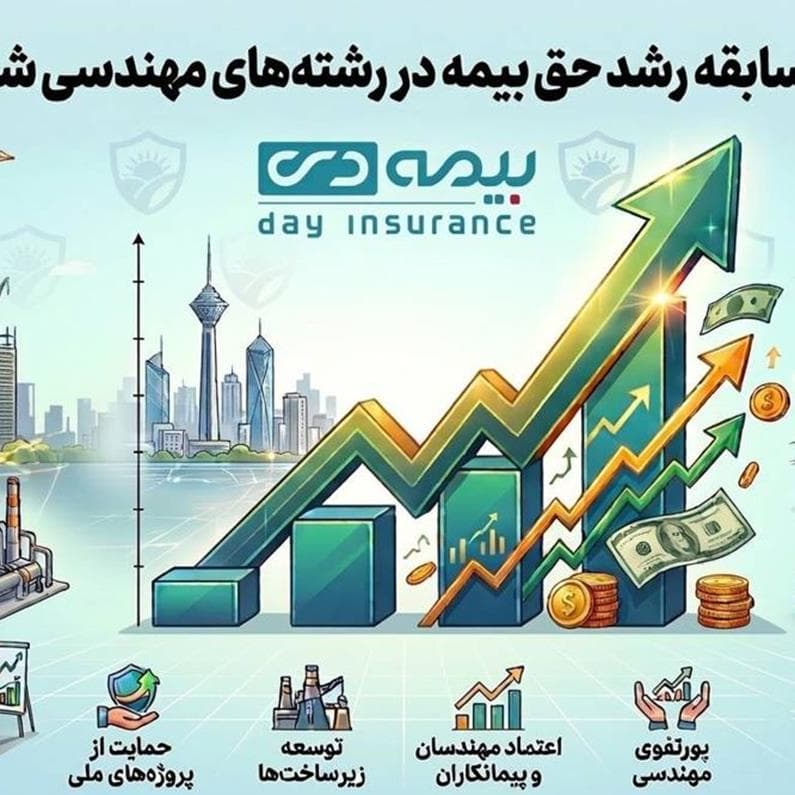 جهش ۱۱۴ درصدی بیمه دی در بخش مهندسی و انرژی؛ رکورد تولید حق‌بیمه سال ۱۴۰۴ در کمتر از ۶ ماه شکسته شد