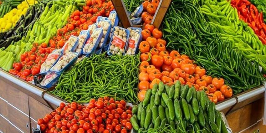 نرخ انواع سبزیجات در میادین میوه و تره‌بار