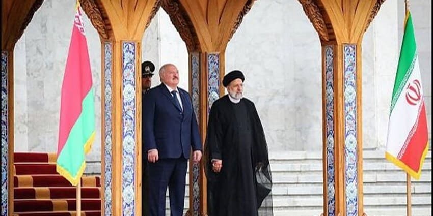 رئیس‌جمهور بلاروس مورد استقبال «رئیسی» قرار گرفت