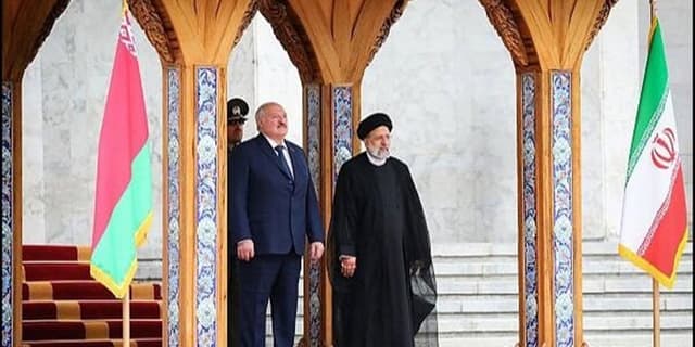 رئیس‌جمهور بلاروس مورد استقبال «رئیسی» قرار گرفت