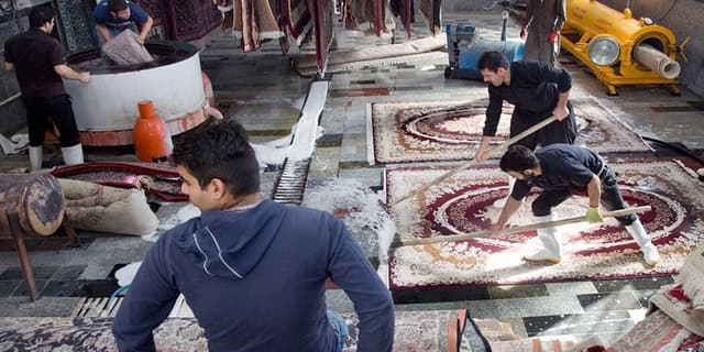 اجرای طرح نظارت بر قالیشویی‌های استان تهران در ایام نوروز