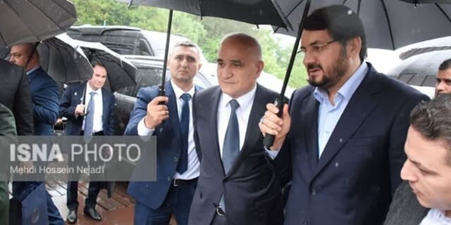 معاون نخست وزیر جمهوری آذربایجان وارد شهرستان مرزی آستارا شد