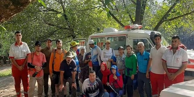 پیدا شدن گروه ۳۲ نفری کوهنوردی در ارتفاعات آستارا