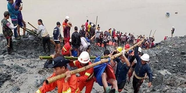 رانش زمین در میانمار ۳۶ کشته برجای گذاشت