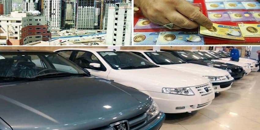 کاهش قیمت خودرو، مسکن و طلا با افول انتظارات تورمی