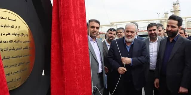 فاز جدید شرکت پالایش نفت آفتاب به بهره‌برداری رسید