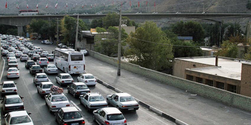 ترافیک سنگین در محورهای شمالی