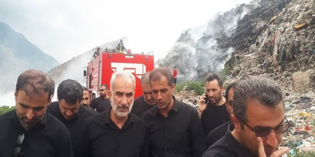 آتش سوزی در آمل