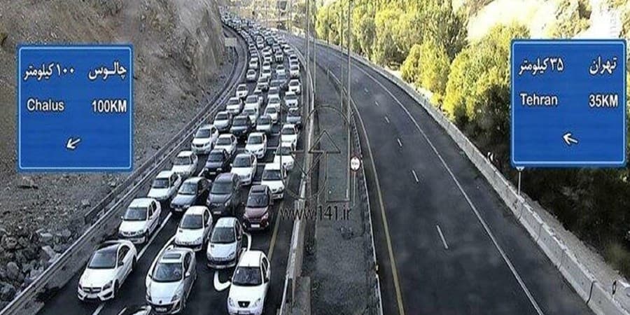 لق گیری؛ عامل مسدودی موقت آزادراه تهران - شمال