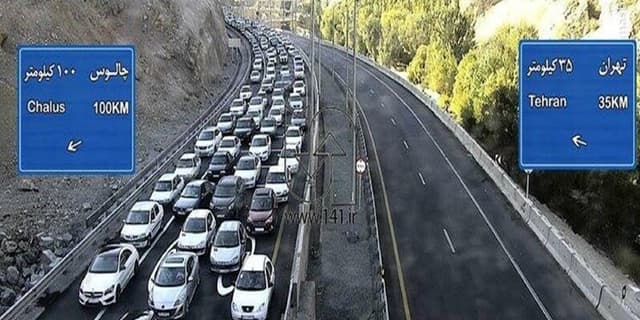 لق گیری؛ عامل مسدودی موقت آزادراه تهران - شمال