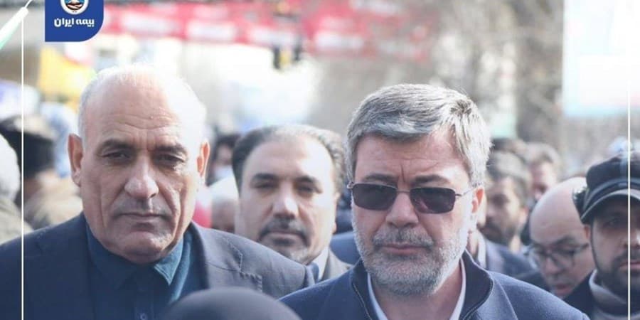 حضور مدیرعامل بیمه ایران در راهپیمایی یوم الله ۲۲ بهمن