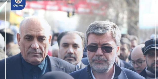 حضور مدیرعامل بیمه ایران در راهپیمایی یوم الله ۲۲ بهمن