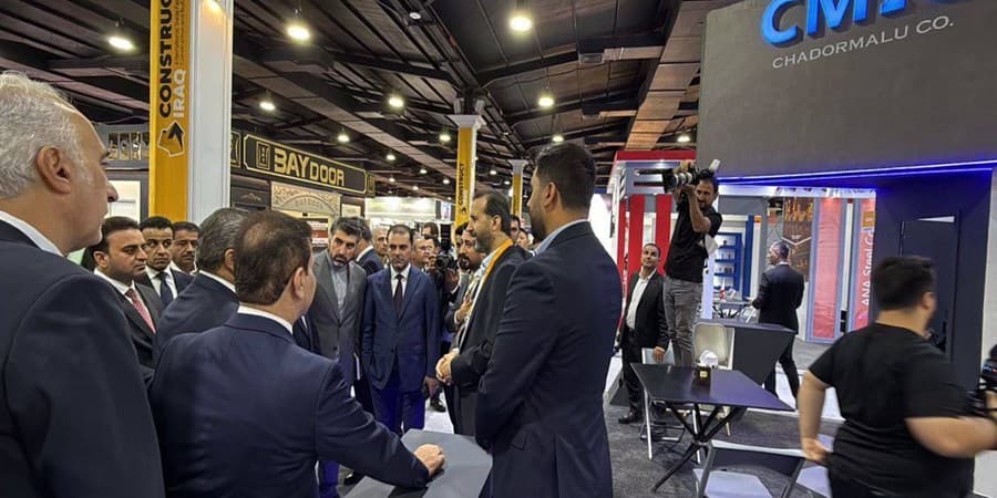 چادرملو در مسیر صادرات با حضور در نمایشگاه صنعت ساختمان و زیرساخت عراق-اربیل