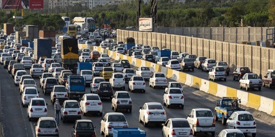 ممنوعیت تردد در محور چالوس (شمال به جنوب) / ترافیک سنگین در اغلب محورهای شمالی