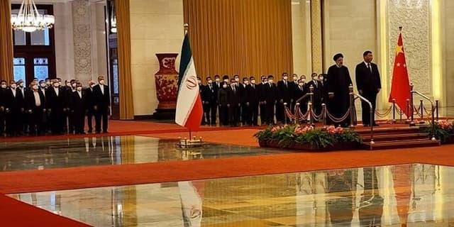 استقبال رییس جمهور چین از «رئیسی» در ساختمان کنگره ملی خلق چین