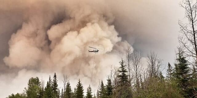 آتشسوزی جنگلی گسترده در یونان