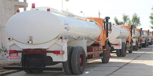 آب رسانی از مهران تا پایانه کشور عراق