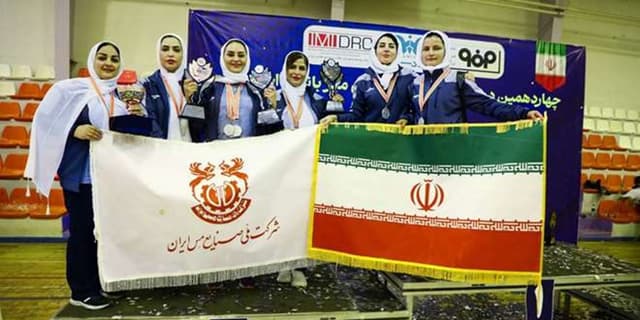 نایب قهرمانی تیم تنیس روی میز بانوان شرکت «ملی مس» در رقابتهای ایمیدرو